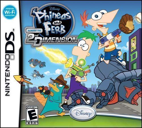 Phineas And Ferb - Across The 2nd Dimension (USA) Game Cover